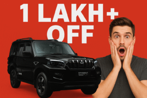 Mahindra Scorpio with discount announcement