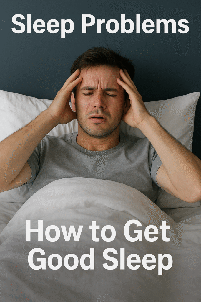 Sleeping problems and stress – how lack of good sleep affects health