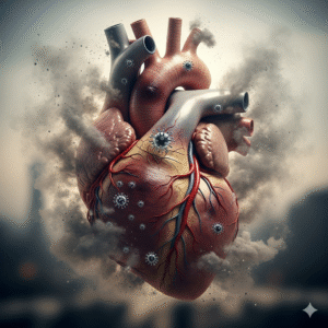impact on heart because of  Environmental and Post-COVID Effects